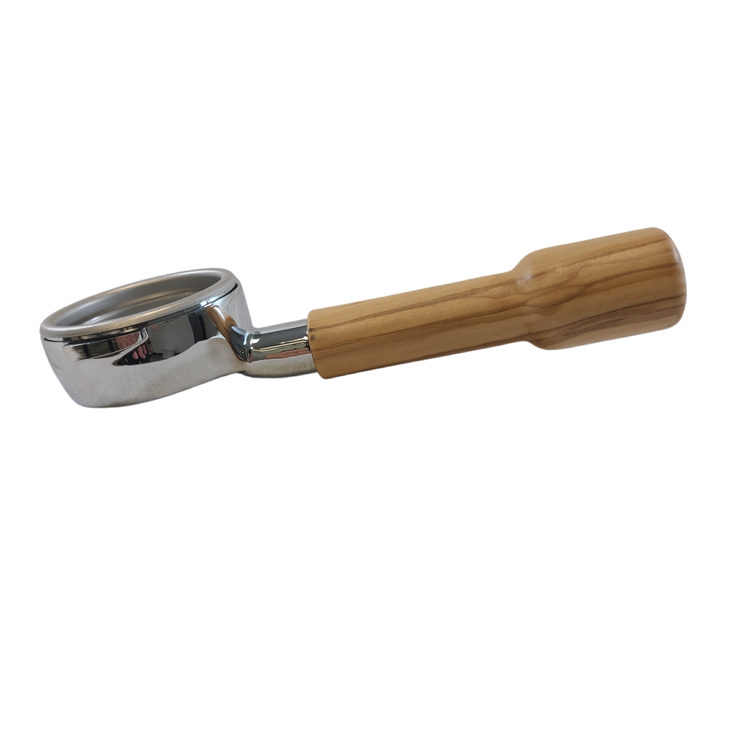 Bottomless Portafilter With Wood Handle (5.7mm) - Walnut Wood — SKU SKU00533-000-37AF8C - Image 2