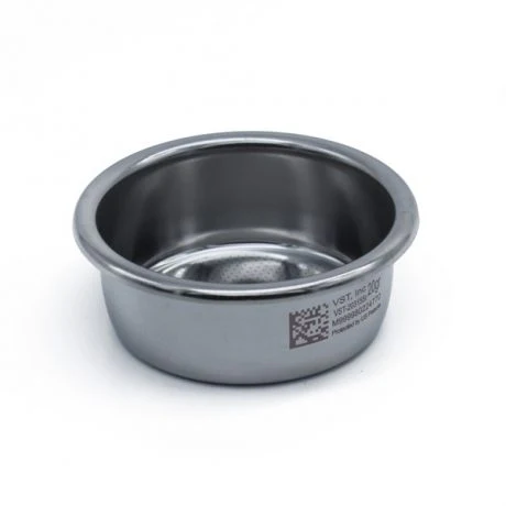 VST Precision Double Portafilter Basket - 25g - Ridged
