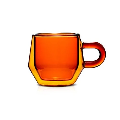 Hearth Double Wall 4oz (120ml) Glass - Set of 2 - Smoke - Image 6