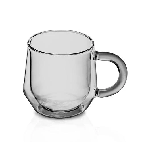 Hearth Double Wall 6oz (175ml) Glass - Set of 2 - Amber - Image 2