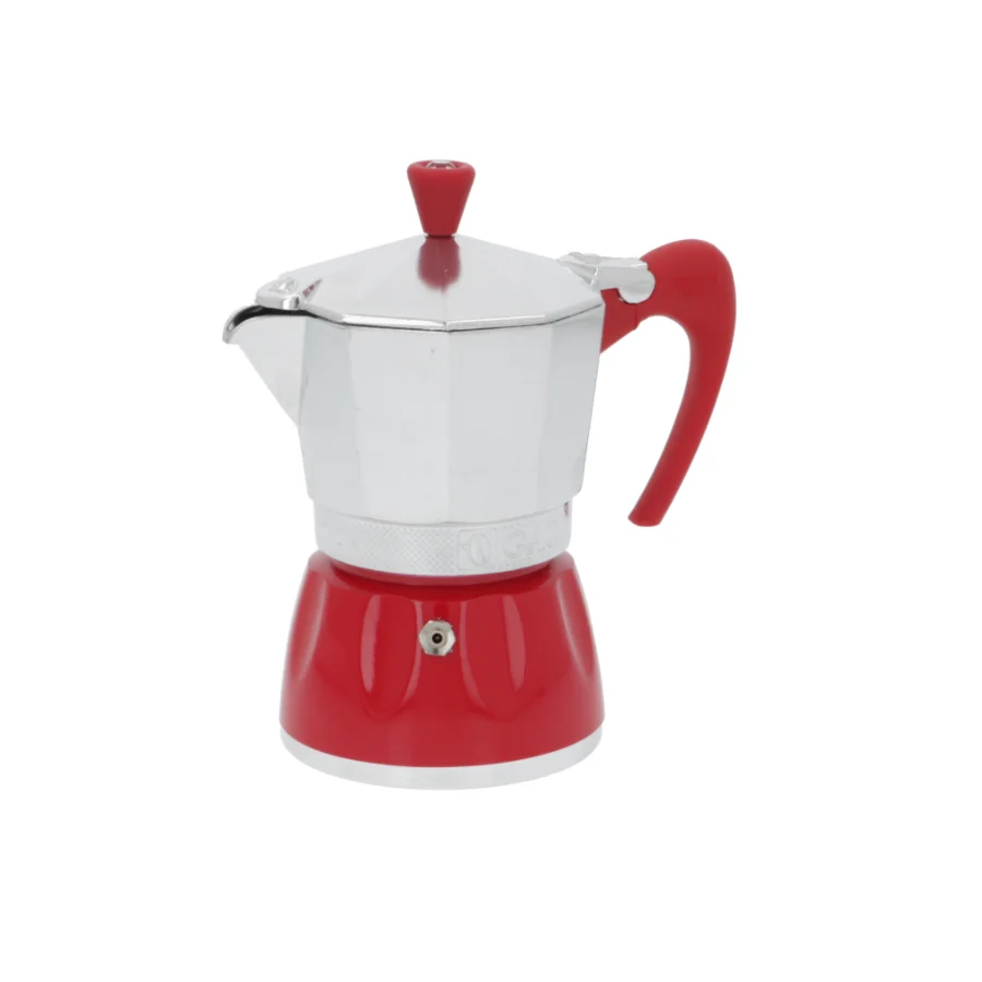 G.A.T. Moka Delizia Stovetop Espresso Maker - 9 cup (550ml) / Red - Image 7