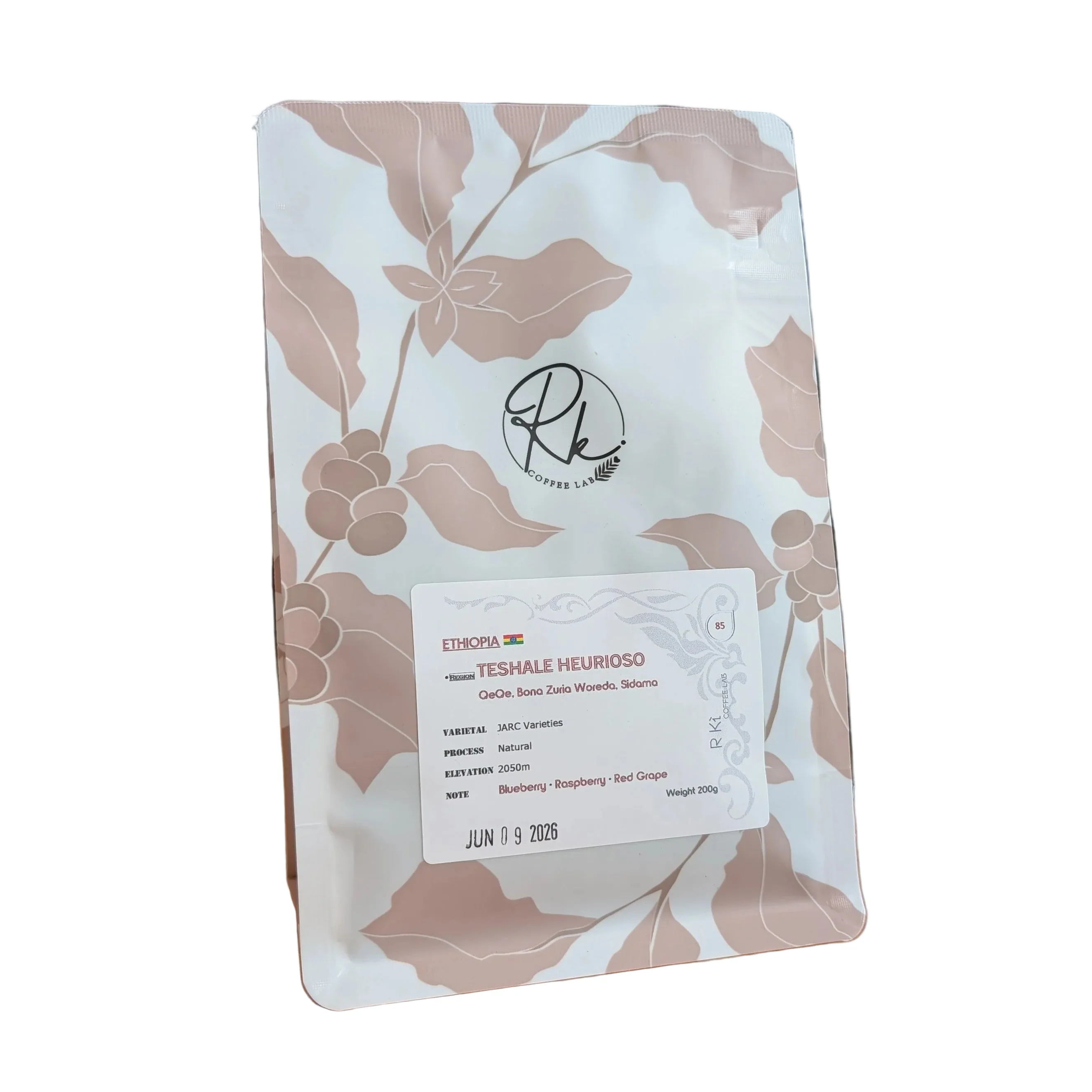 R Ki Coffee Lab - Ethiopia-Teshale Heurioso-QeQe Bona Zuria Woreda Coffee Beans