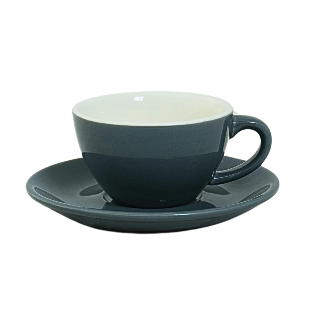 Coffee Addicts Cappuccino Cup & Saucer (150ml, 5oz) - Image 11
