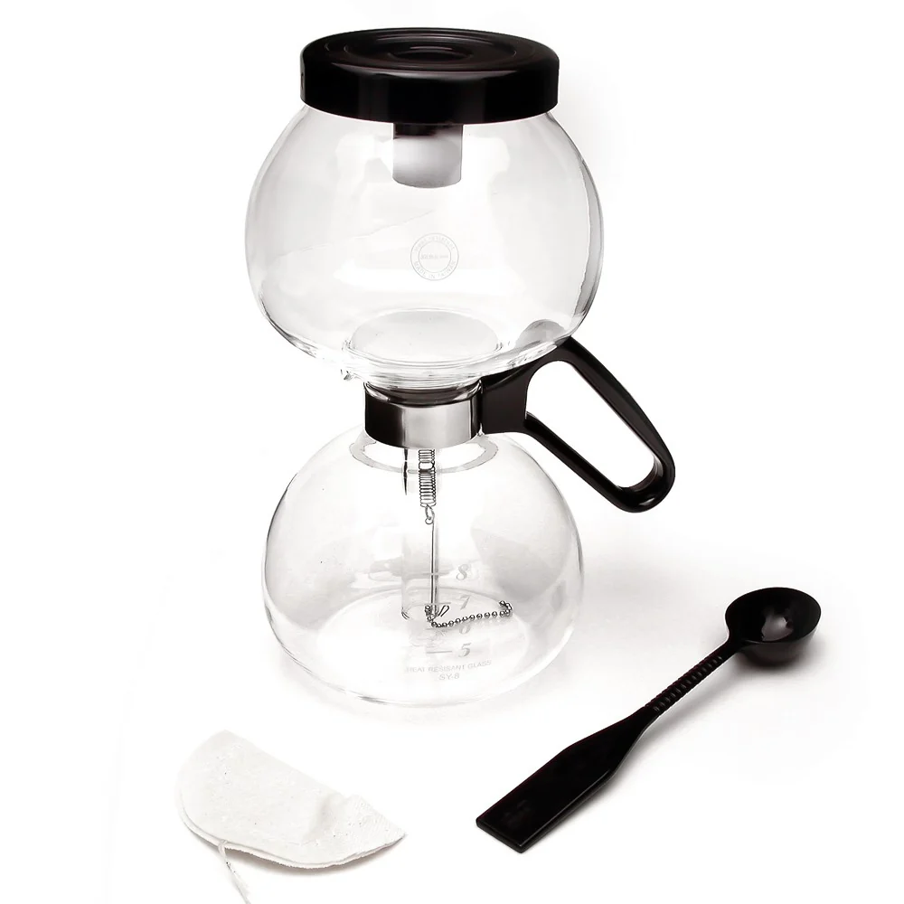 Yama Glass 8 Cup Stovetop Coffee Syphon (SY8)