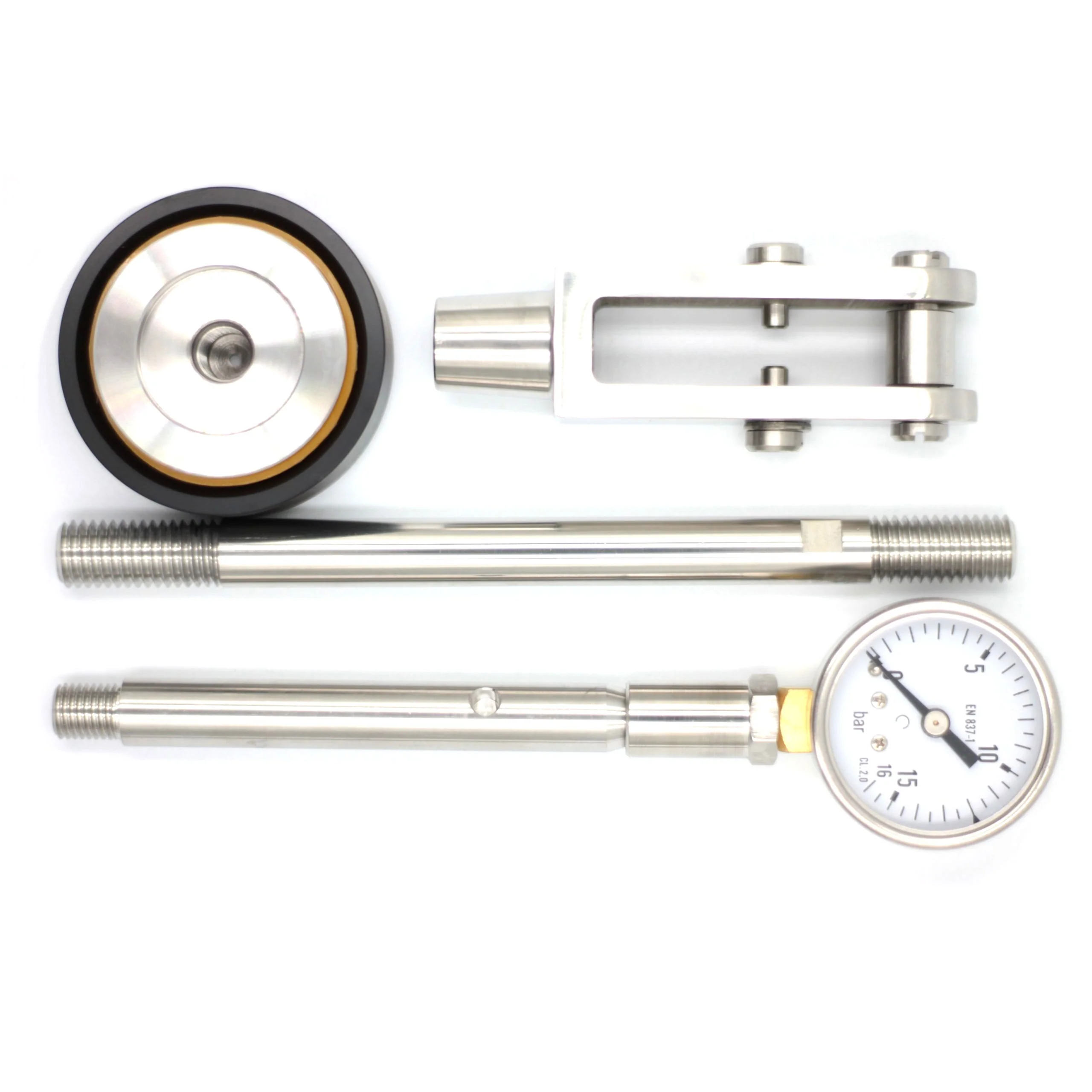 Coffee Sensor La Pavoni Full Piston Pressure Gauge Kit - Brass