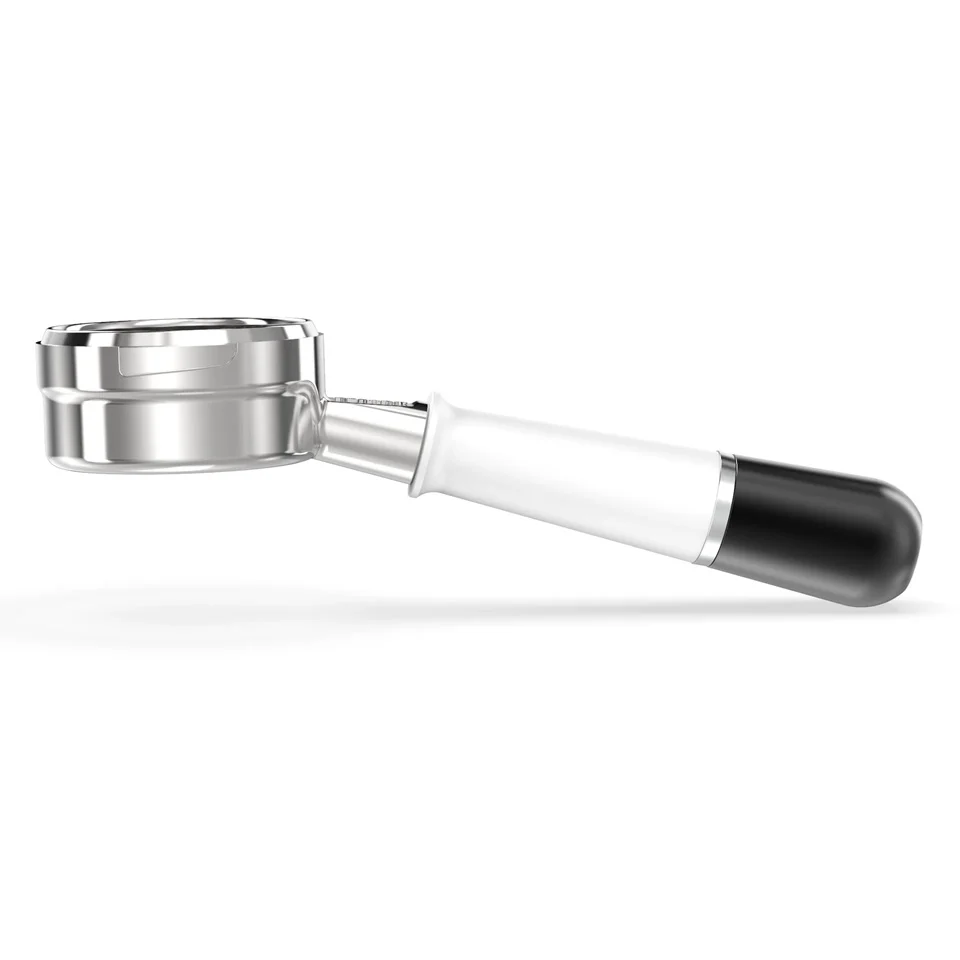 Pesado Stainless Steel Bottomless Hybrid Portafilter (Breville 54mm) - White Full POM / N/A - Image 8