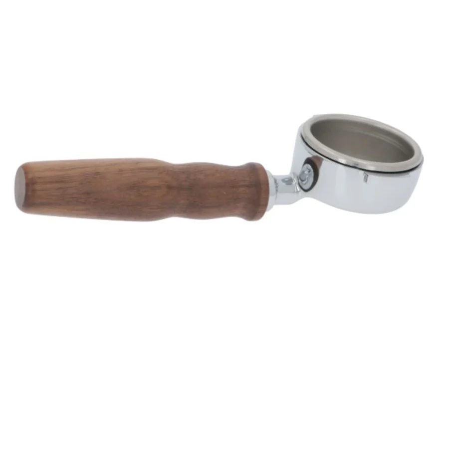 Bottomless Portafilter with Walnut Wood Handle (6.2mm)