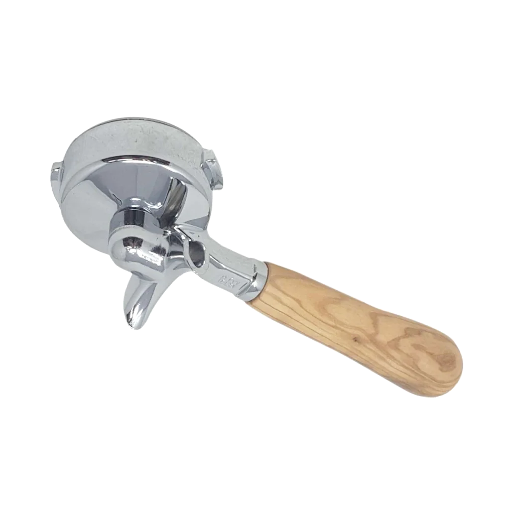 Gaggia Double Portafilter with Wood Handle (Aftermarket) - Olive Wood - Image 3