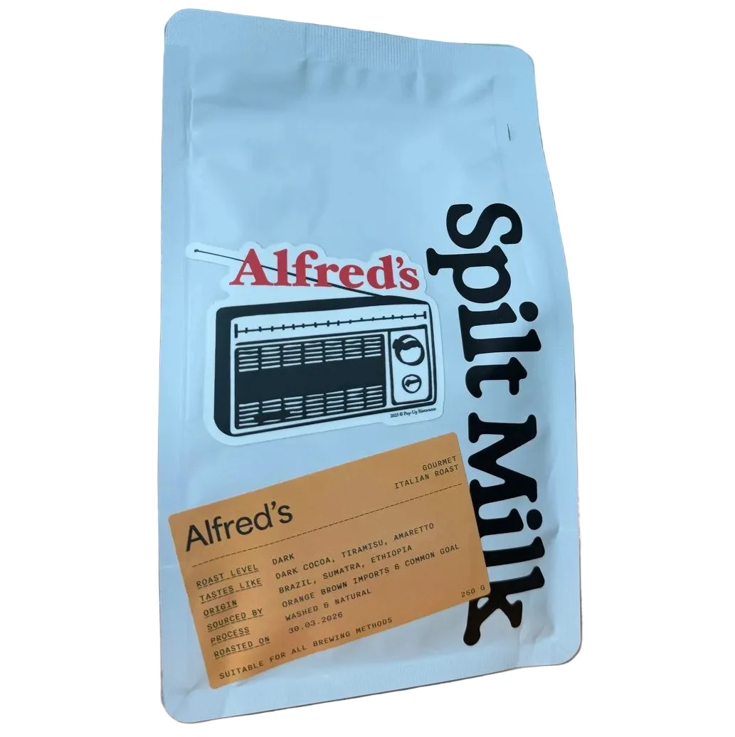 Spilt Milk - Alfred's Espresso Coffee Beans