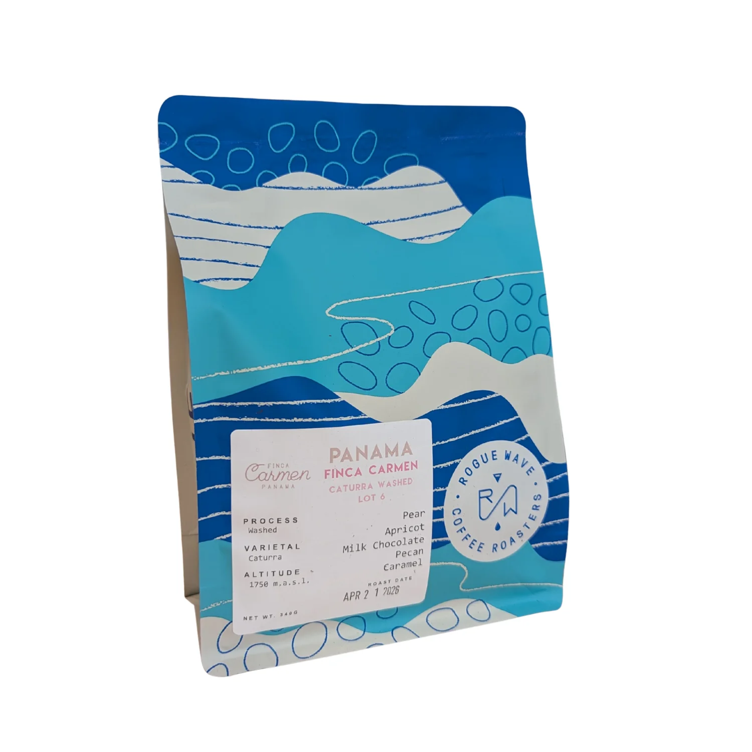 Rogue Wave Coffee Roasters Rogue Wave - Panama - Carmen Estate Caturra Lot 6 Coffee Beans