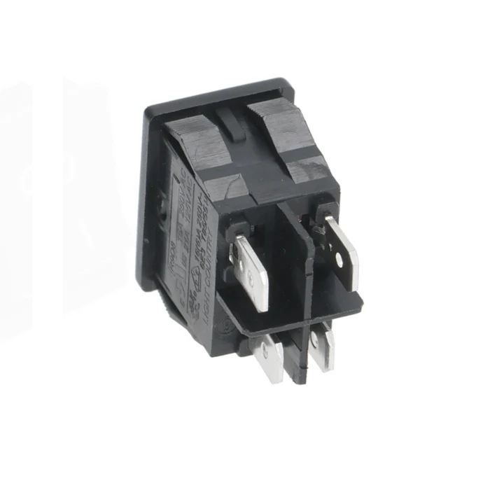 Black Bipolar Switch 16A — SKU SKU00455-000-BABBF5 - Image 2