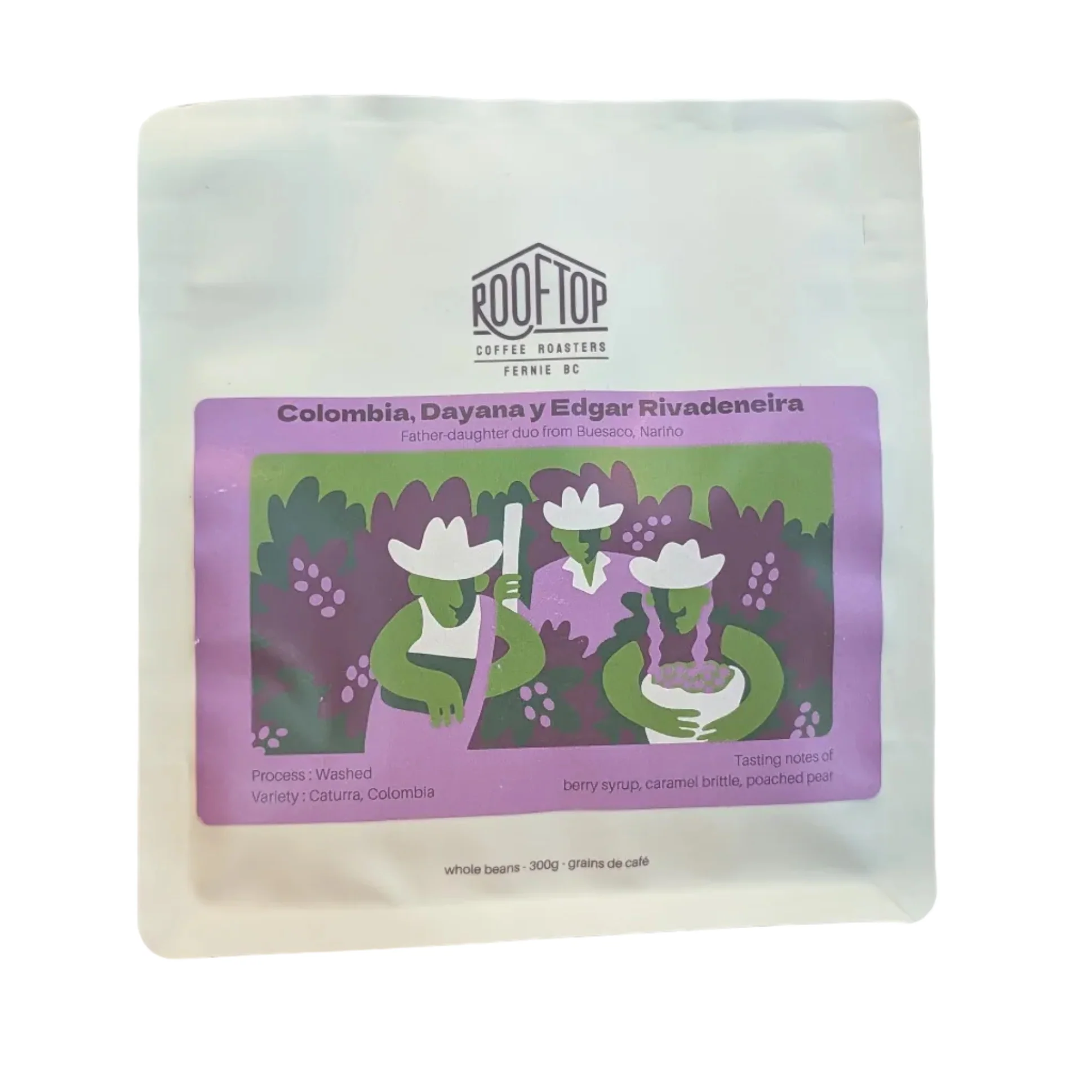 Rooftop Coffee Roasters Rooftop - Colombia - Dayana y Edgar Rivadeneira Coffee Beans