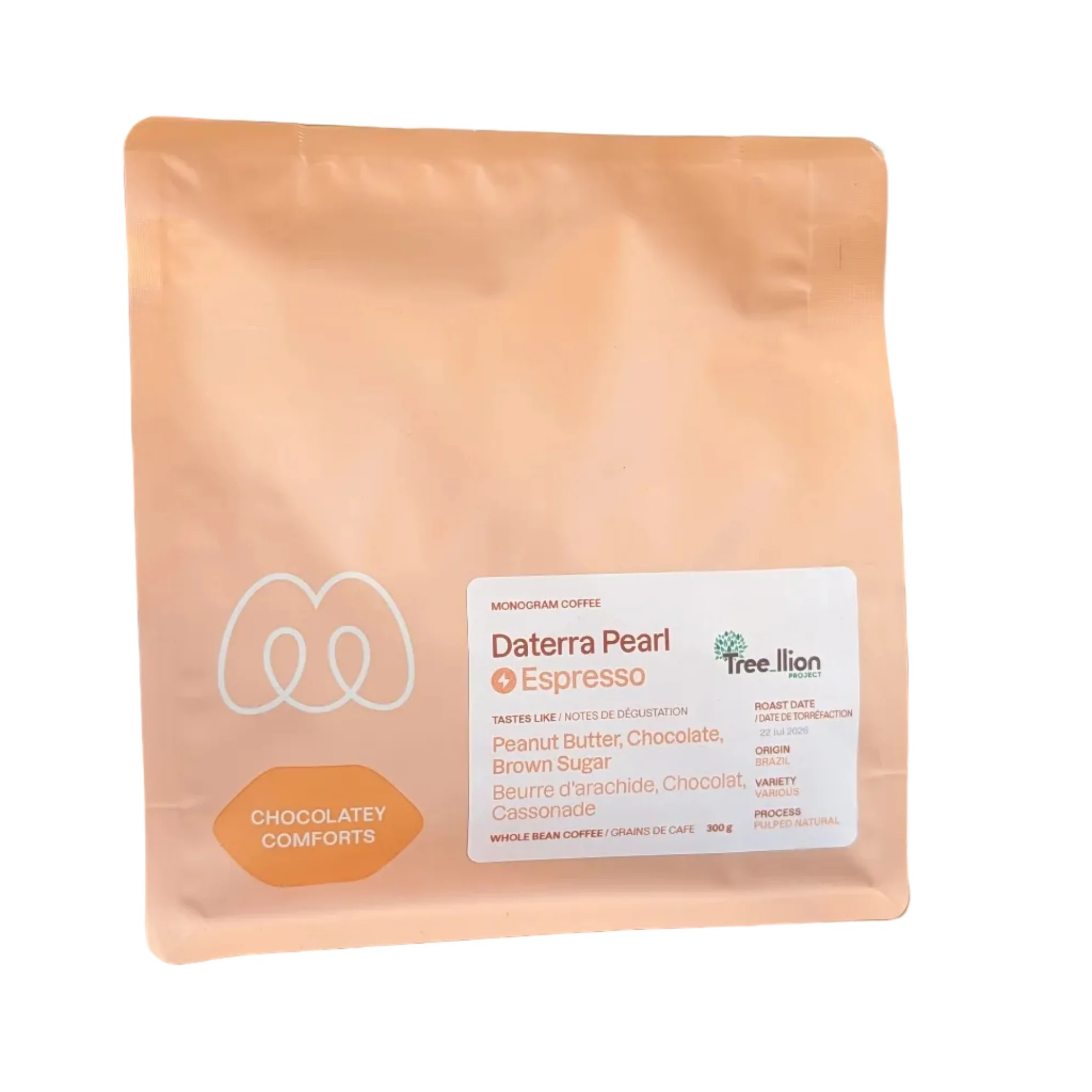 Monogram Coffee Monogram - Daterra Pearl Espresso Coffee Beans