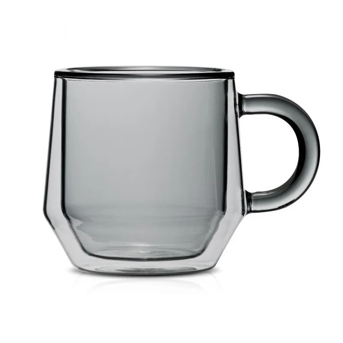 Hearth Double Wall 8oz (240ml) Glass - Set of 2 - Amber