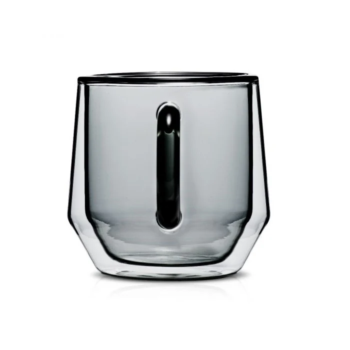 Hearth Double Wall 8oz (240ml) Glass - Set of 2 - Amber - Image 4