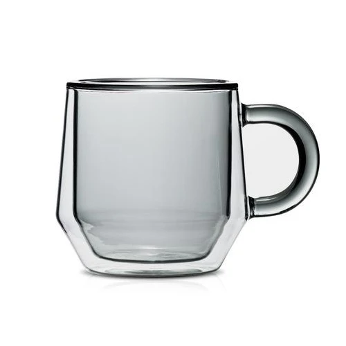 Hearth Double Wall 6oz (175ml) Glass - Set of 2 - Amber