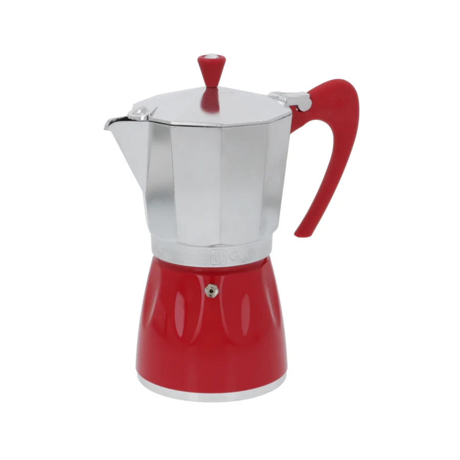 G.A.T. Moka Delizia Stovetop Espresso Maker - 9 cup (550ml) / Red - Image 9