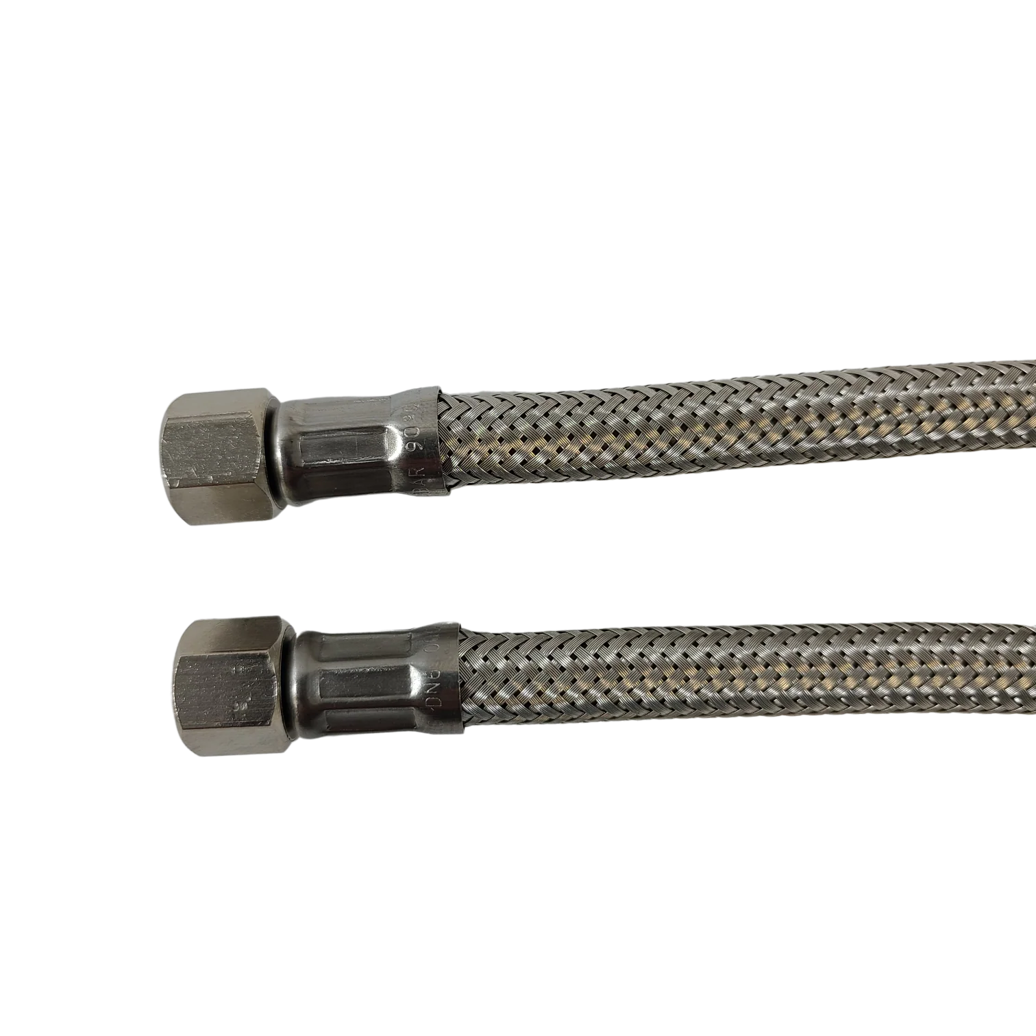 1/8" F x 1/8" F BSP Stainless Steel Flex Hose