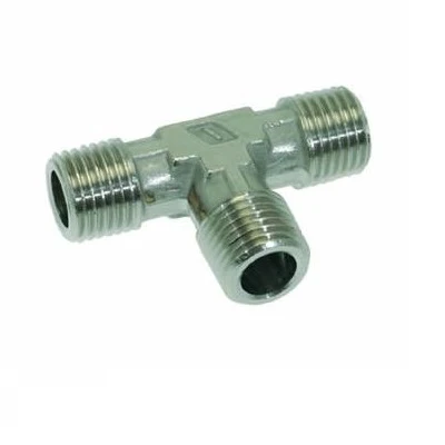 1/4" M x 1/4" M x 1/4" M BSP T Fitting