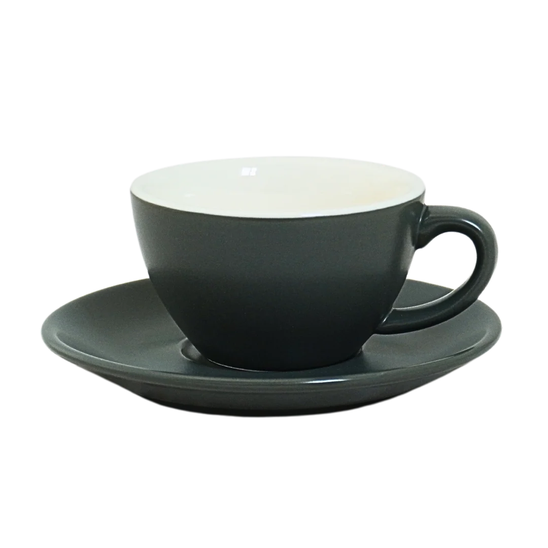 Coffee Addicts Cappuccino Cup & Saucer (150ml, 5oz) - Image 4