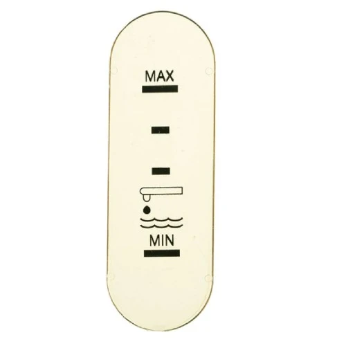 Screen-Printed Level Gauge Plate (89x30mm)