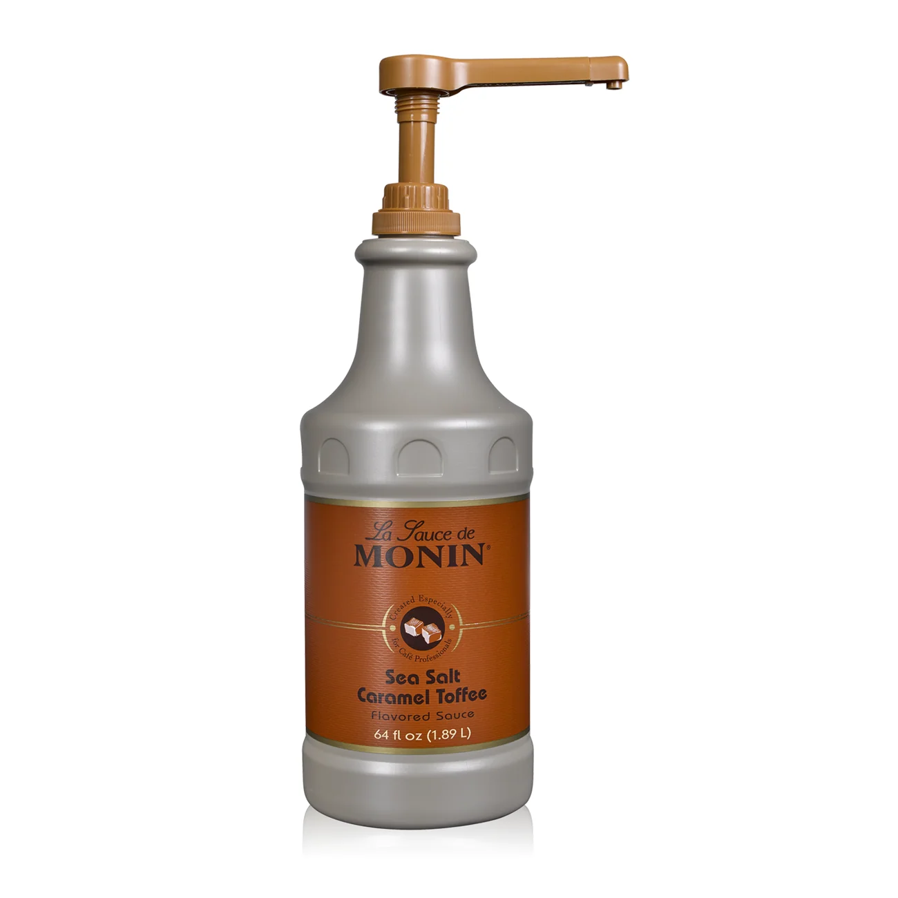 Monin Sea Salt Caramel Toffee Sauce - 64oz - Image 2