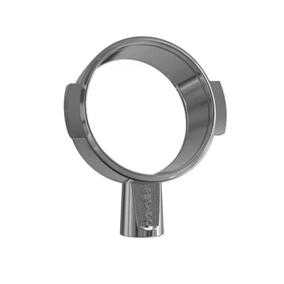Pesado Stainless Steel Bottomless Hybrid Portafilter (Breville 58mm) - Black / Gold - Image 2