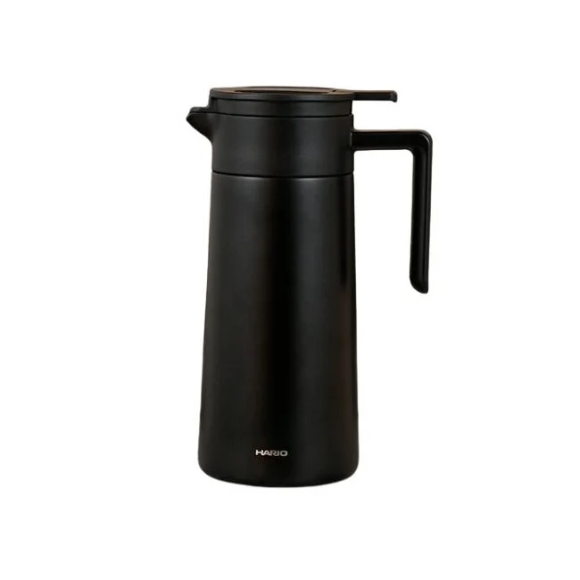 Hario Double Walled Ceramic Coated Metal Server - Black / 600ml