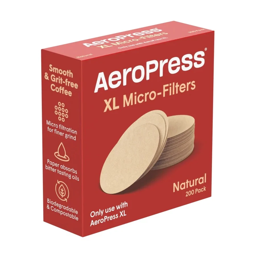 Aerobie AeroPress XL Replacement Natural Filters - 200pk